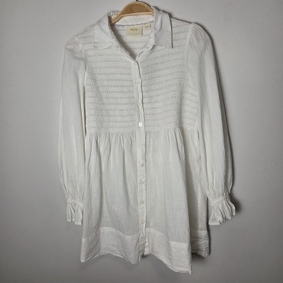 Anthropologie Vicki Smocked Tunic - Picture 9 of 13